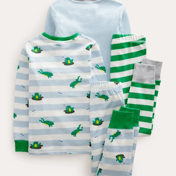 NWT Twin Pack Long John Pajamas - Picture 2 of 5